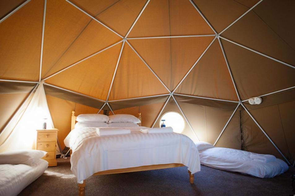luxury glamping durrell wildlife camp jersey channel islands